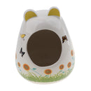 Adorable Cartoon Baby Bottle Shape Hamster House Chinchilla Mini Hut Small Animal Ceramic Hideout Cave