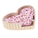 Wood & Cotton Hamster Pad Chinchilla Mat Guinea Pig Bed Small Pet Cushion,Heart Shape Hammock Bed Pad,for Hamster ,Squirrel ,Chinchilla ,Rabbit,Guinea Pig,Small Animals