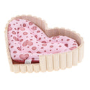 Wood & Cotton Hamster Pad Chinchilla Mat Guinea Pig Bed Small Pet Cushion,Heart Shape Hammock Bed Pad,for Hamster ,Squirrel ,Chinchilla ,Rabbit,Guinea Pig,Small Animals