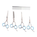 Professional Pet Dog Grooming Scissors Set Cat Straight Curved Thinning Kit