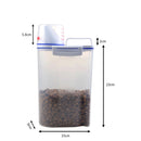Dog Cat Pet Animal Rabbit Food Storage Container Dry Dispenser Box Bin with Graduated Cup