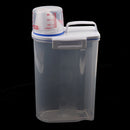 Dog Cat Pet Animal Rabbit Food Storage Container Dry Dispenser Box Bin with Graduated Cup