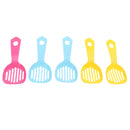 5x Plastic Litter Scoop Small Pet Hamster Squirrel Sand Waste Scooper Shovel Cleaning Tool ( Random Color )