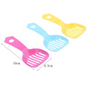5x Plastic Litter Scoop Small Pet Hamster Squirrel Sand Waste Scooper Shovel Cleaning Tool ( Random Color )