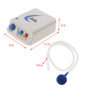 AA Battery Quiet High Out Energy Efficient Aquarium Fish Tank Oxygen AirPump,11x8x4cm,(Battery Not included)