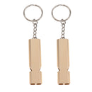 2Pcs Outdoor Double Tube Emergency Survival Whistles for BIrd Parrot Dog Pet Training ( Random Color )