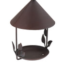 Durable Iron Bird Feeder Outdoor Decor Food Container Easy Cleaning