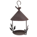 Durable Iron Bird Feeder Outdoor Decor Food Container Easy Cleaning
