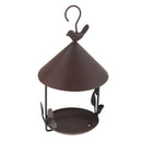 Durable Iron Bird Feeder Outdoor Decor Food Container Easy Cleaning