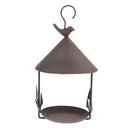 Durable Iron Bird Feeder Outdoor Decor Food Container Easy Cleaning