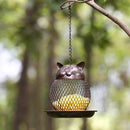 Bird Outdoor Wild Bird Feeder Squirrel Proof Garden Seed Food Tree Hanging