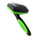 Pet Self Cleaning Slicker Brush ,Effectively Reduces Shedding,Professional Pet Grooming Brush For Small, Medium & Large Dogs, With Short to Long Hair