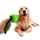 Pet Self Cleaning Slicker Brush ,Effectively Reduces Shedding,Professional Pet Grooming Brush For Small, Medium & Large Dogs, With Short to Long Hair