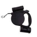 Pet Dog Cat Traction Rope Walking Lead Automatic Retractable Leash with Safety Light and Garbage Bag ,High Grade Stable and durable,for small and medium sized dogs