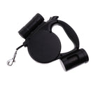 Pet Dog Cat Traction Rope Walking Lead Automatic Retractable Leash with Safety Light and Garbage Bag ,High Grade Stable and durable,for small and medium sized dogs