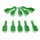 10Pcs/Pack Bird Parrot Puppy Rabbit Rat Ferret Small Animals Food Feeder Scoop Spoon Hand Shovel Feeding Scooper Food Grains Holder Plastic