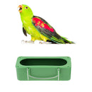 2 PCS,Bird Food Feeding Bowl Food Water Cup Holder for Parrot Macaw African Grey Budgie Parakeet Cockatiel Conure Finch