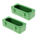 2 PCS,Bird Food Feeding Bowl Food Water Cup Holder for Parrot Macaw African Grey Budgie Parakeet Cockatiel Conure Finch