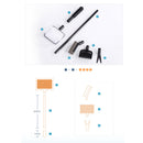 Aquarium 4 in1 Cleaning Tool Set Small Fish Tank Cleaner Clean Brush Black