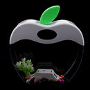 USB Desktop Mini Fish/small fry Tank Aquarium with LED Clock, and Multicolor LED interior lights Automatic Change
