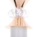 E27 Plastic Lampshade Ceiling Light Holder Chandelier Pendant Socket Golden
