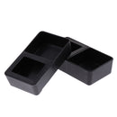 2 pcs Food Water Feeding Double Box Turtle Basin Reptile Feeder Box Insect Breeding Container