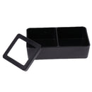2 pcs Food Water Feeding Double Box Turtle Basin Reptile Feeder Box Insect Breeding Container