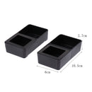 2 pcs Food Water Feeding Double Box Turtle Basin Reptile Feeder Box Insect Breeding Container
