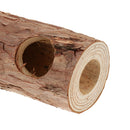 Wood Tunnel Tube Cave Hamster Mice Chinchilla Rat Rodent Hide Play Exercise Toy
