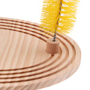 Pet Play Interactive Toy ,Cat Arch Massager Brush with Scratcher Board , Prevent Hairballs and Control Hair Shedding,Grooming Tools