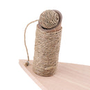 Wooden Safty Scratch Board Mat Claw Training Toy for Kitten Cat with Ball - Save your Furniture - Made of Environmental Friendly Material