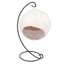 Beautiful Small Pet Bird Nest Parrot Hamster Glass Birdhouse Cage Accessory