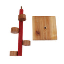Wood Perch Bird Platform Stand Playground Cage Accessories for Hamster Exercise Toy