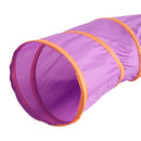Collapsible 130cm Tube Play Tunnel Fun Hide Toy For Pet Cat Rabbit Ferrets, S- Shaped Design