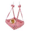 Small Animal Warm Mat Pad Hammock Hamster Hanging Toy Bed House Pet Habitats Cage for Squirrel Chinchilla Guinea Pig Rat Mice and Other Small Animals