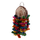 Pet Bird Cute Parrots Cage Hanging Toy Chew Toys