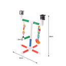 Pet Parrot Wood Stand Perches Toy For Bird Parrots Cockatoo,Budgie,Canary