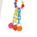 Pet Parrot Wood Stand Perches Toy For Bird Parrots Cockatoo,Budgie,Canary