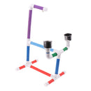 Bird Game Rack Training Rack Perch Parrot Climbing Frame Toy Random Color