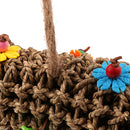 Rat Bird Parrot Squirrels Hamster Mice Mouse Ferret Perch Grass Woven Swing Toy Chewing Toy Treats and Chews