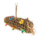 Rat Bird Parrot Squirrels Hamster Mice Mouse Ferret Perch Grass Woven Swing Toy Chewing Toy Treats and Chews
