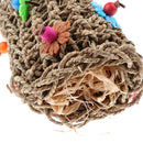 Rat Bird Parrot Squirrels Hamster Mice Mouse Ferret Perch Grass Woven Swing Toy Chewing Toy Treats and Chews