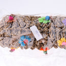Rat Bird Parrot Squirrels Hamster Mice Mouse Ferret Perch Grass Woven Swing Toy Chewing Toy Treats and Chews