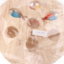 Cat Intelligence Toy Round Treasure Chest Wooden Pet Claw Board with Ball