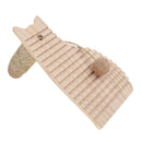 Wood Pet Cat Scratcher Board Great for Cat Playing and Scratching (1 Pack)