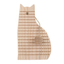Wood Pet Cat Scratcher Board Great for Cat Playing and Scratching (1 Pack)