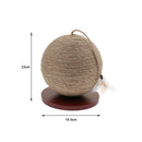 Cat Toy Ball Sisal Cat Scratching Pad Pet Kitten Playing Jumping Catch Toys