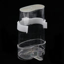 Clear Plastic Pet Bird Pigeon Parrot Finch Drinker Feeder Water Bottle