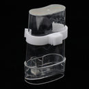 Clear Plastic Pet Bird Pigeon Parrot Finch Drinker Feeder Water Bottle