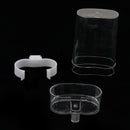 Clear Plastic Pet Bird Pigeon Parrot Finch Drinker Feeder Water Bottle
